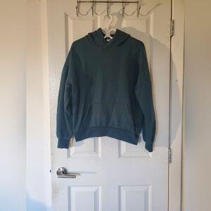 Women's Green Hoodie Sweater
